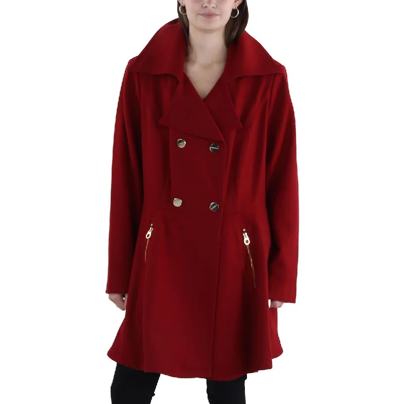 luxury designer winter coat for women -Womens Wool Blend Lightweight Wool Coat