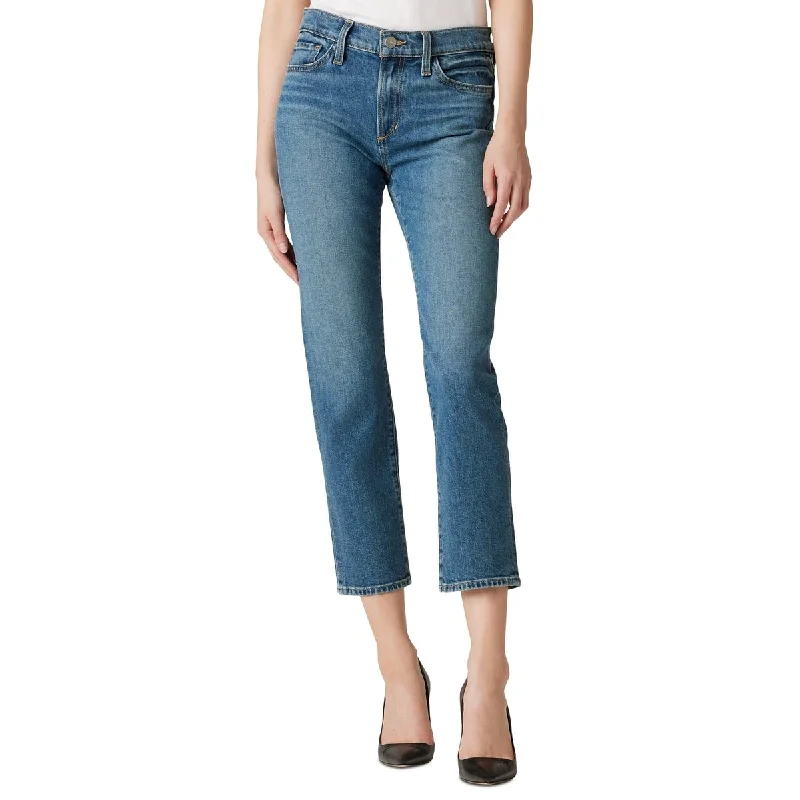 women's ultra-soft jegging jeans -Joe's Jeans Women's The Lara Cropped Jeans Blue Size 25