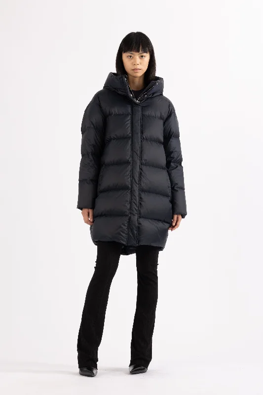 women's thermal long coat -DOWN PARKA ILA