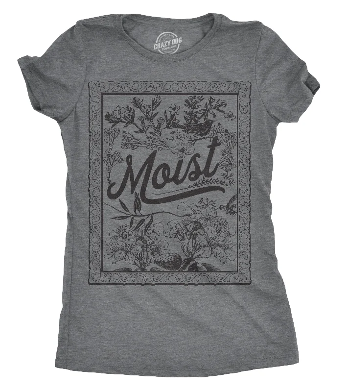 women's off-shoulder top -Moist Women's T Shirt